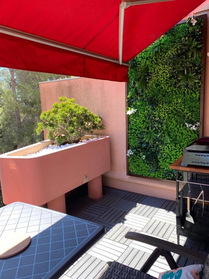 JADE - Appartement climatisé vue et accès mer privé La Seyne-sur-Mer Extérieur photo