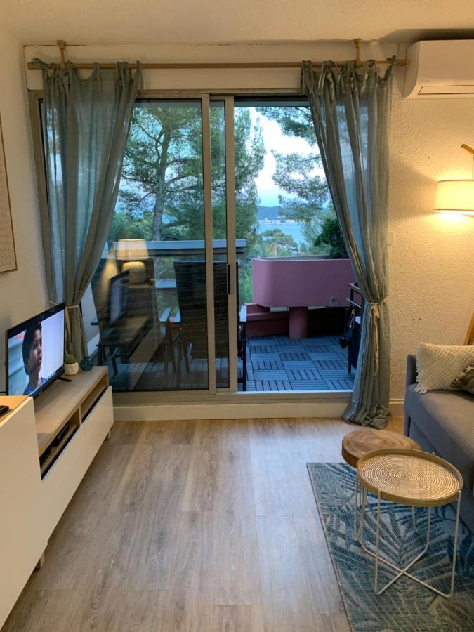 JADE - Appartement climatisé vue et accès mer privé La Seyne-sur-Mer Extérieur photo